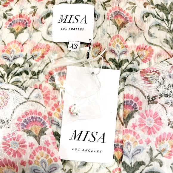 Misa Los Angeles Revolve Serena floral mini dress size XS - Picture 4 of 7